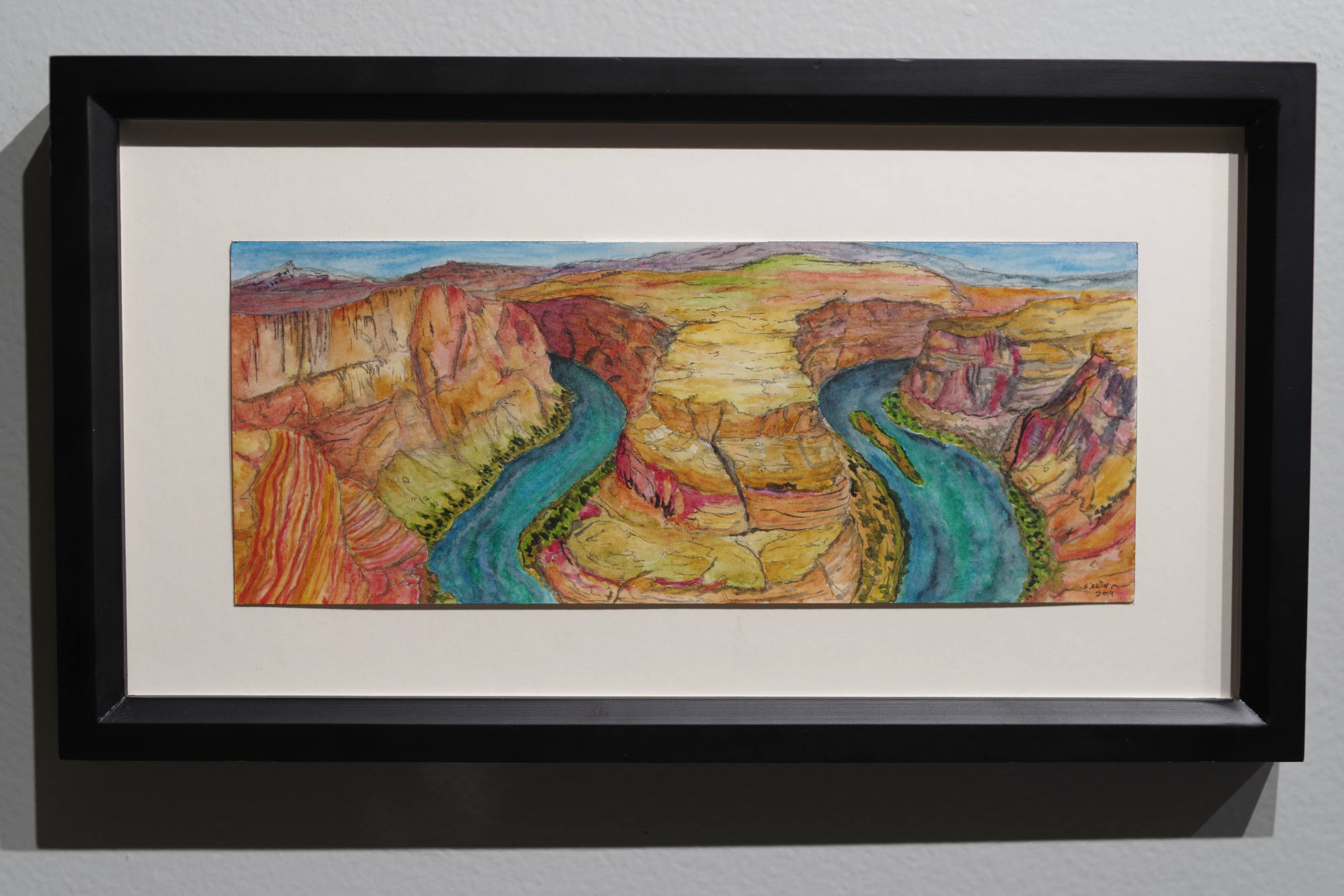 Original watercolor painting